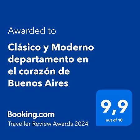 Апартаменты Clasico Y Moderno Departamento En El Corazon De Буэнос-Айрес Экстерьер фото